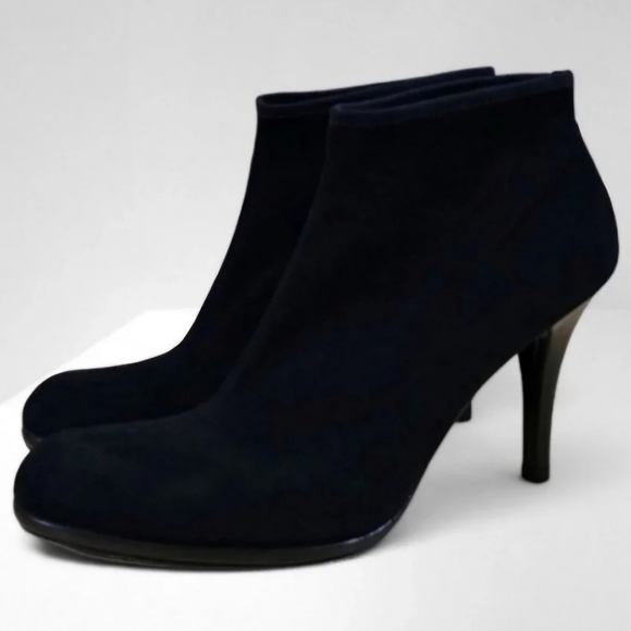 Stuart Weitzman Bootie Suede Womens Boot Black Stiletto Size Shoes Size 7.5 - Picture 12 of 12